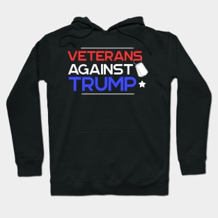 Veterans Against Trump 2020 Election Typography Design Hoodie